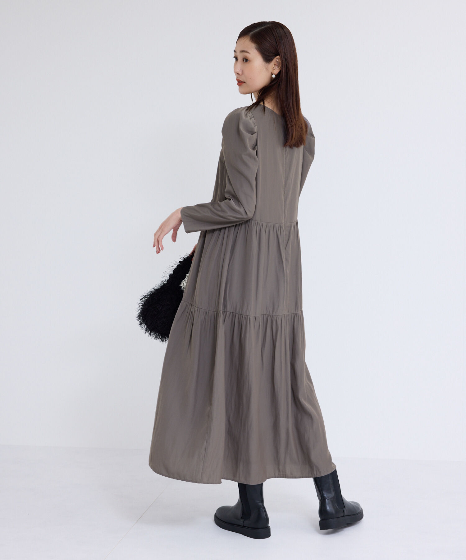 Rope&rsquo;Picnic「ティアードロングワンピース」|ワンピース|