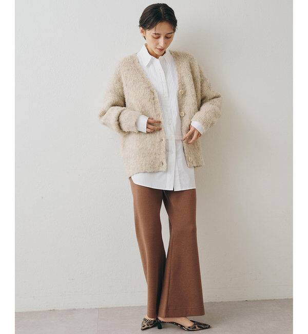  「ミックスヤーンニットカーディガン」|ニット・セーター|