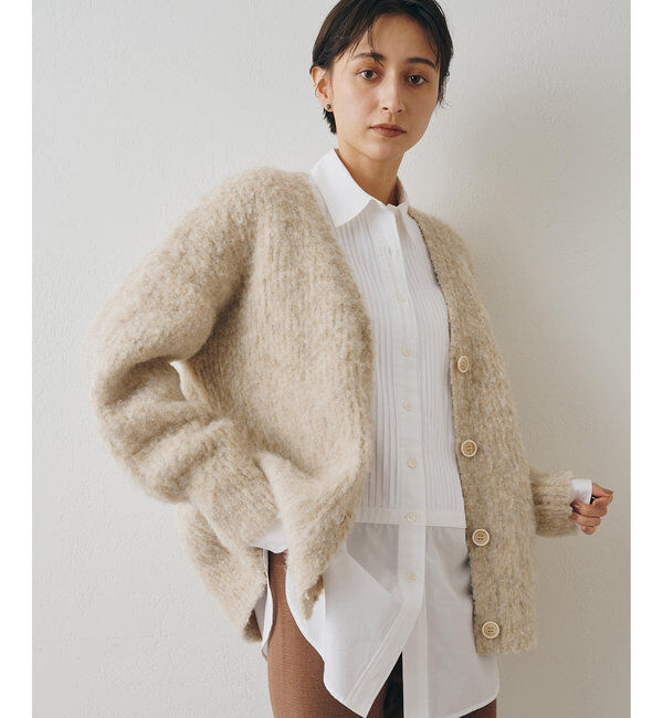  「ミックスヤーンニットカーディガン」|ニット・セーター|