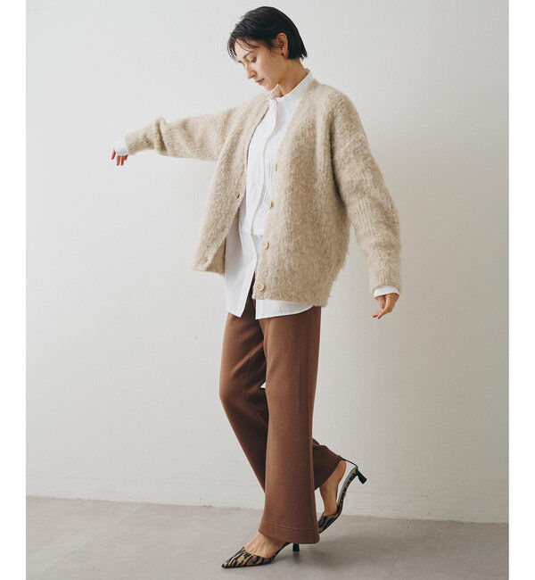  「ミックスヤーンニットカーディガン」|ニット・セーター|