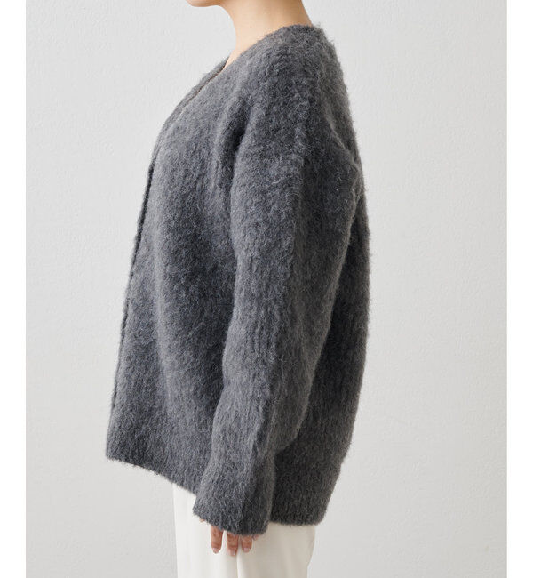  「ミックスヤーンニットカーディガン」|ニット・セーター|