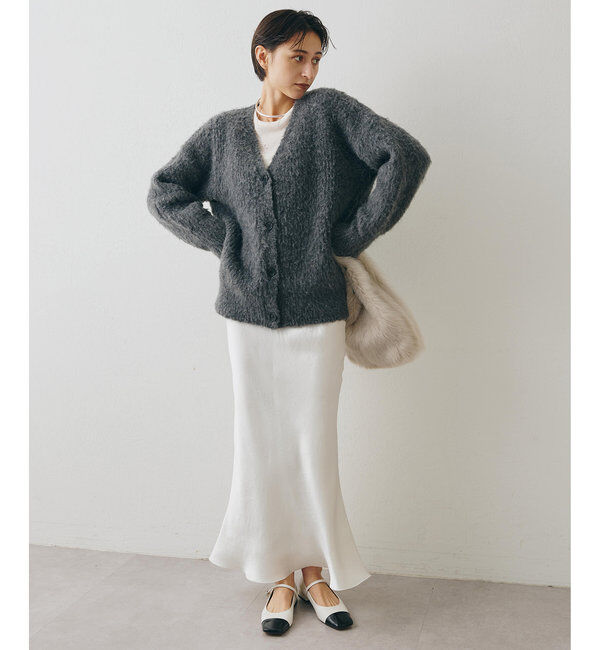  「ミックスヤーンニットカーディガン」|ニット・セーター|