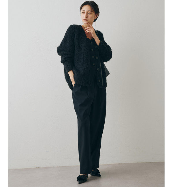  「ミックスヤーンニットカーディガン」|ニット・セーター|