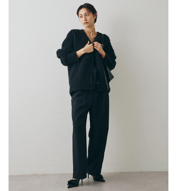  「ミックスヤーンニットカーディガン」|ニット・セーター|