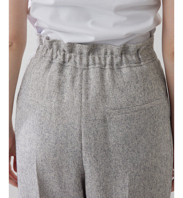 THE PAUSE「【THE PAUSE】ツイードタックパンツ」|チノ|