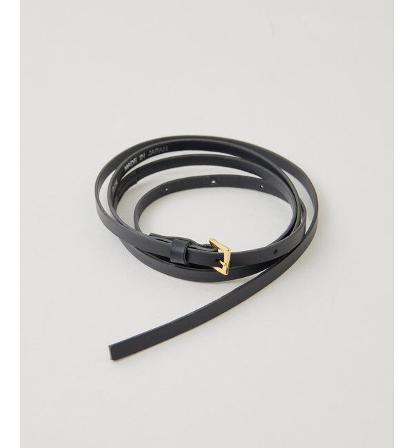 Hoaw.「【Hoaw.】レザーナローベルト」|ベルト|