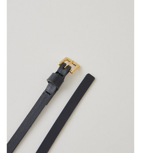 Hoaw.「【Hoaw.】レザーナローベルト」|ベルト|