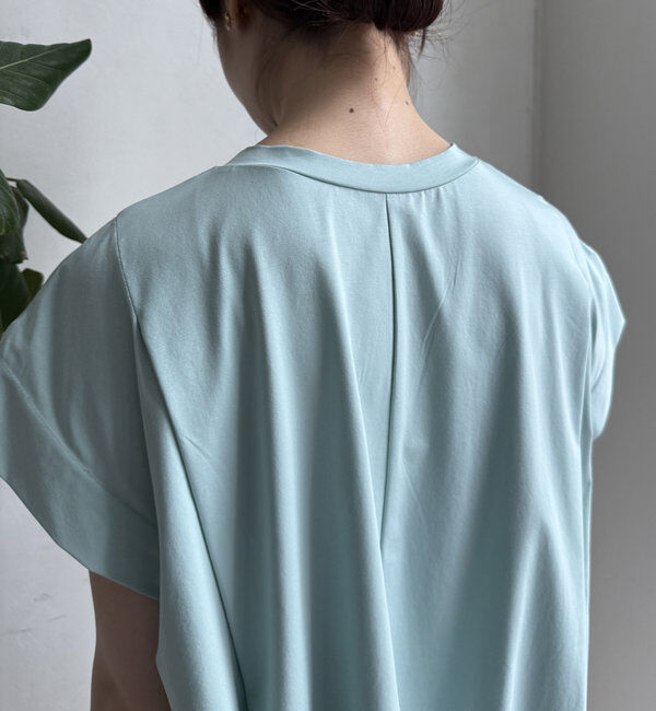  「【WEB限定】シルケットパールロゴトップス」|Tシャツ・カットソー|