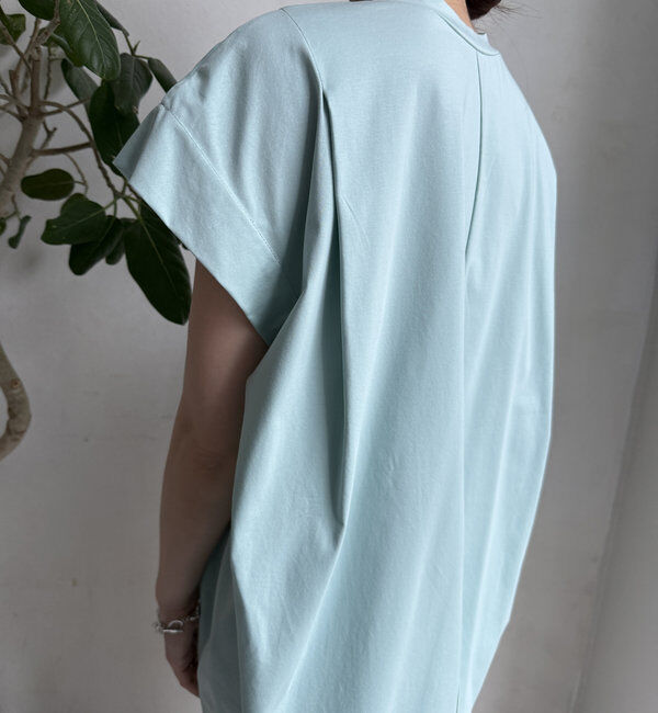  「【WEB限定】シルケットパールロゴトップス」|Tシャツ・カットソー|