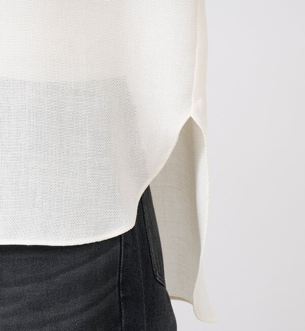  「メッシュフレンチブラウス」|シャツ・ブラウス|