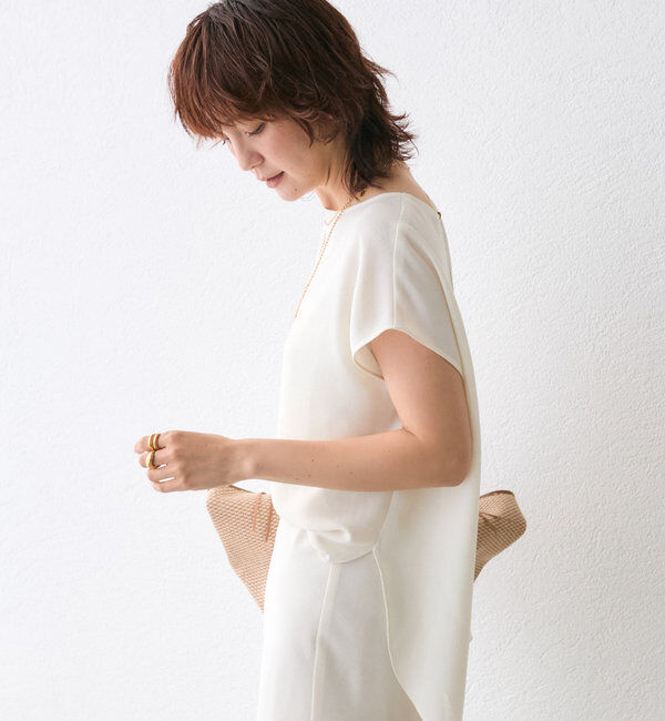  「メッシュフレンチブラウス」|シャツ・ブラウス|