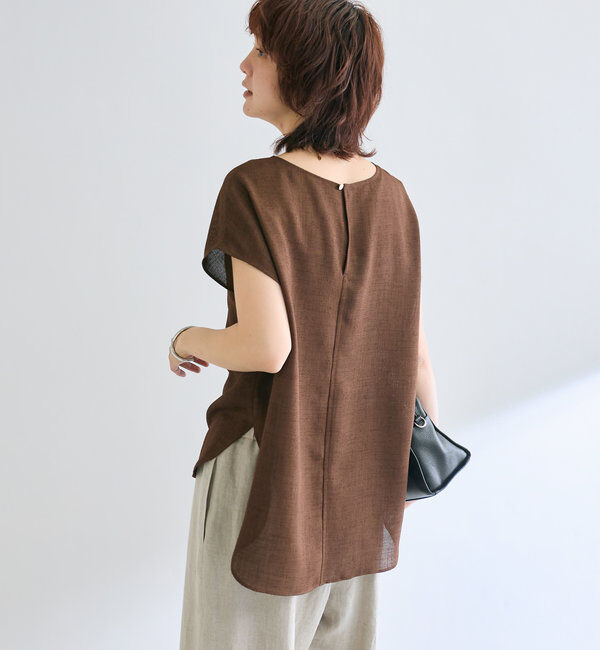  「メッシュフレンチブラウス」|シャツ・ブラウス|