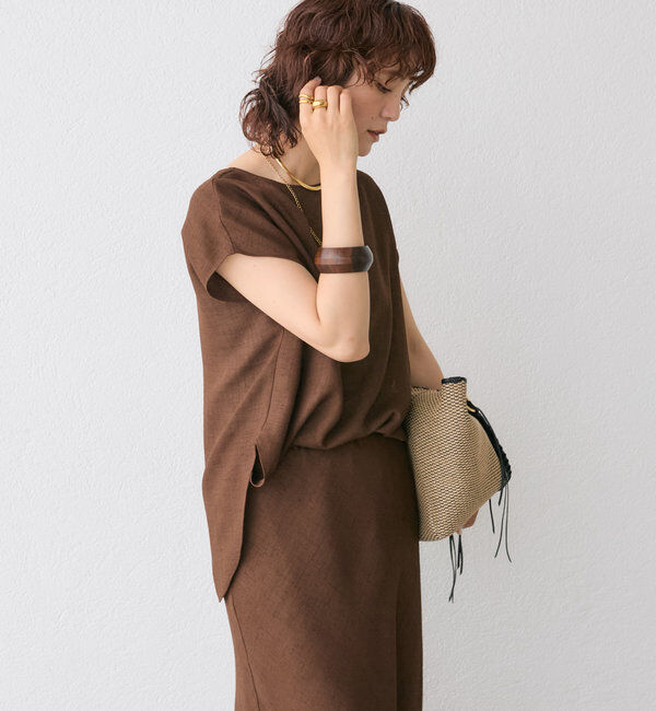  「メッシュフレンチブラウス」|シャツ・ブラウス|