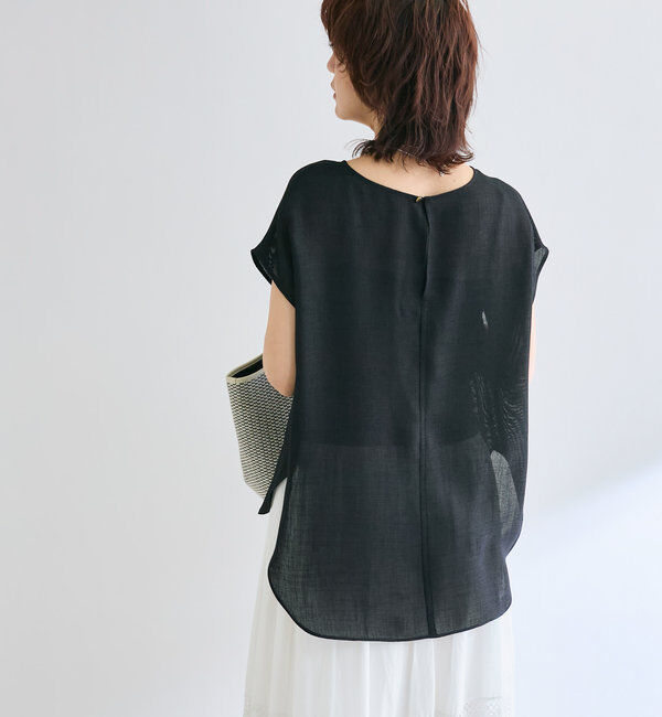  「メッシュフレンチブラウス」|シャツ・ブラウス|