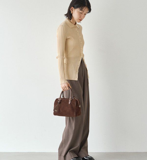  「スエード2WAYミニボストンバッグ」|ボストンバッグ|