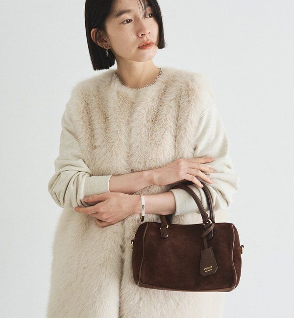  「スエード2WAYミニボストンバッグ」|ボストンバッグ|