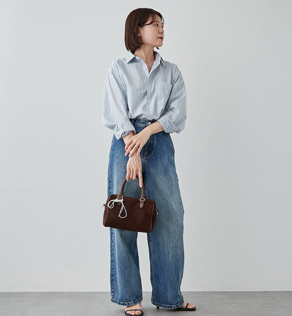  「スエード2WAYミニボストンバッグ」|ボストンバッグ|