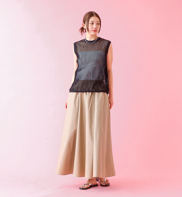 Rouge vif「【JOHNBULL/ジョンブル】メッシュノースリーブトップス / タンクトップ」|Tシャツ・カットソー|