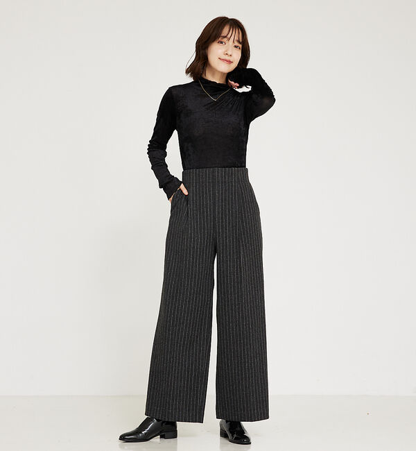 abahouse mavie「【セットアップ対応】ウォームジャージーワイドパンツ」|その他|