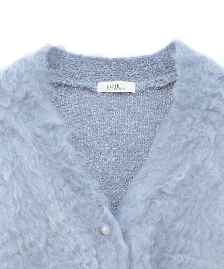 earth music&ecology「フワフワパールニットカーディガン」|カーディガン|