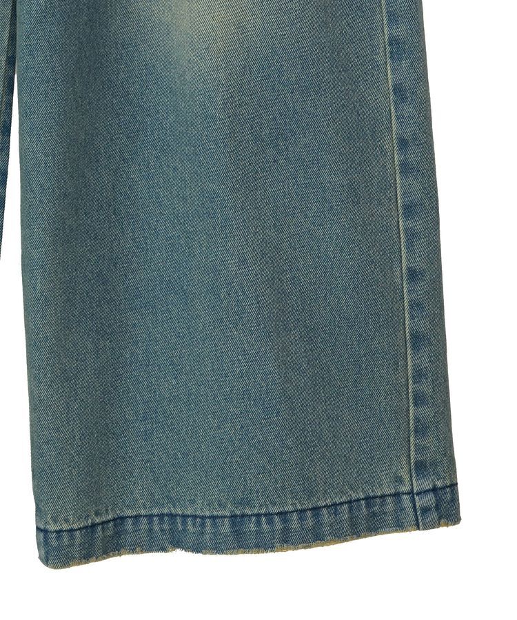 Green Parks「EGOISTブリーチデニムカーゴパンツ」|デニム|