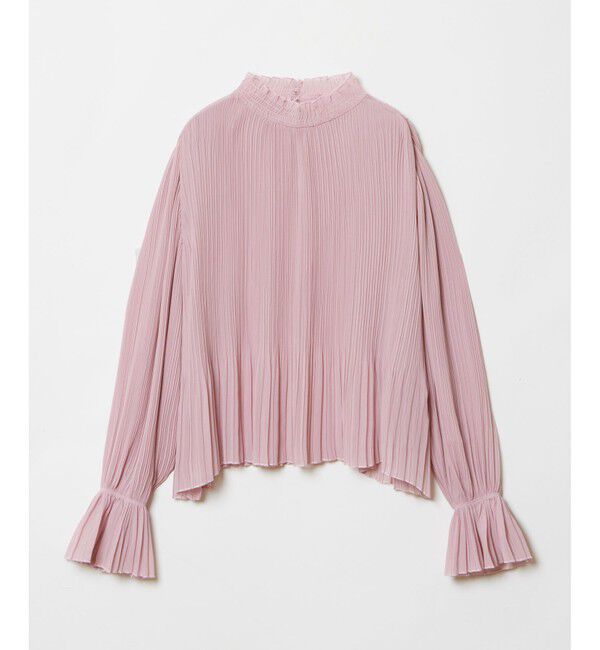 LOULOU WILLOUGHBY「【LOULOU WILLOUGHBY】プリーツシアーブラウス」|シャツ・ブラウス|