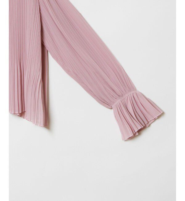 LOULOU WILLOUGHBY「【LOULOU WILLOUGHBY】プリーツシアーブラウス」|シャツ・ブラウス|