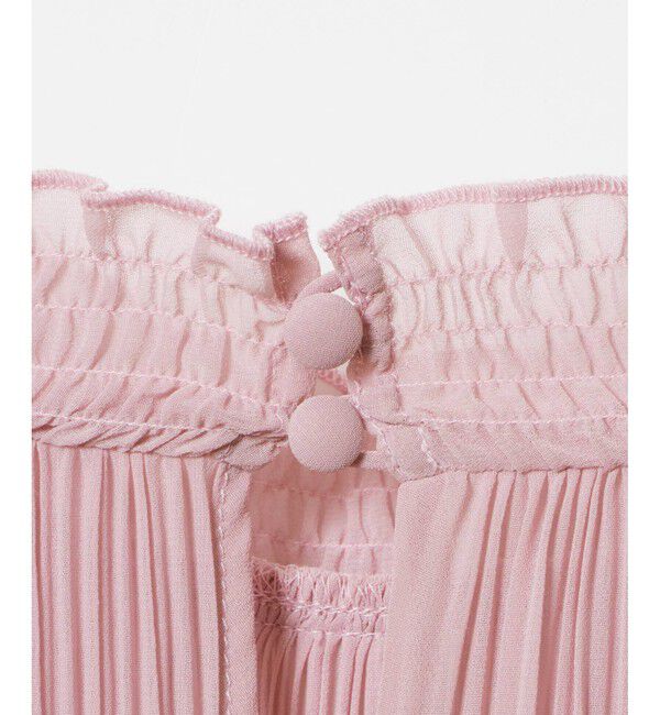 LOULOU WILLOUGHBY「【LOULOU WILLOUGHBY】プリーツシアーブラウス」|シャツ・ブラウス|