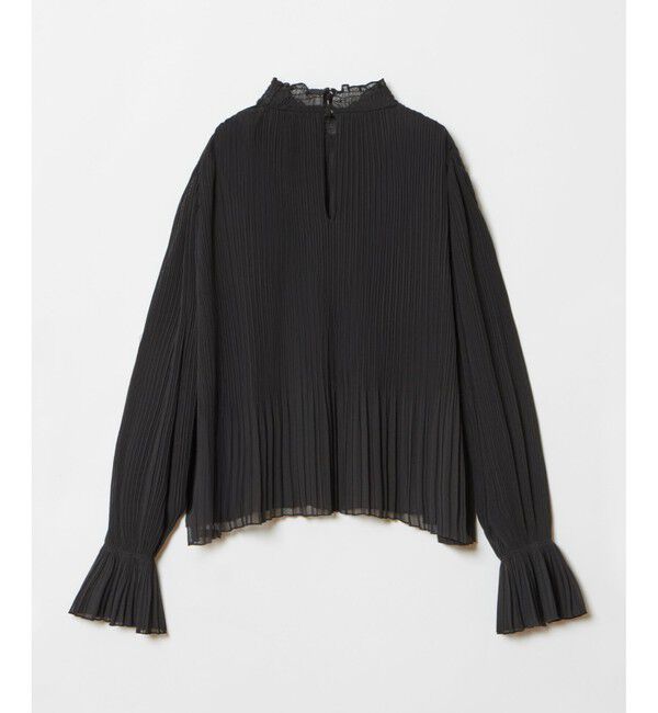 LOULOU WILLOUGHBY「【LOULOU WILLOUGHBY】プリーツシアーブラウス」|シャツ・ブラウス|