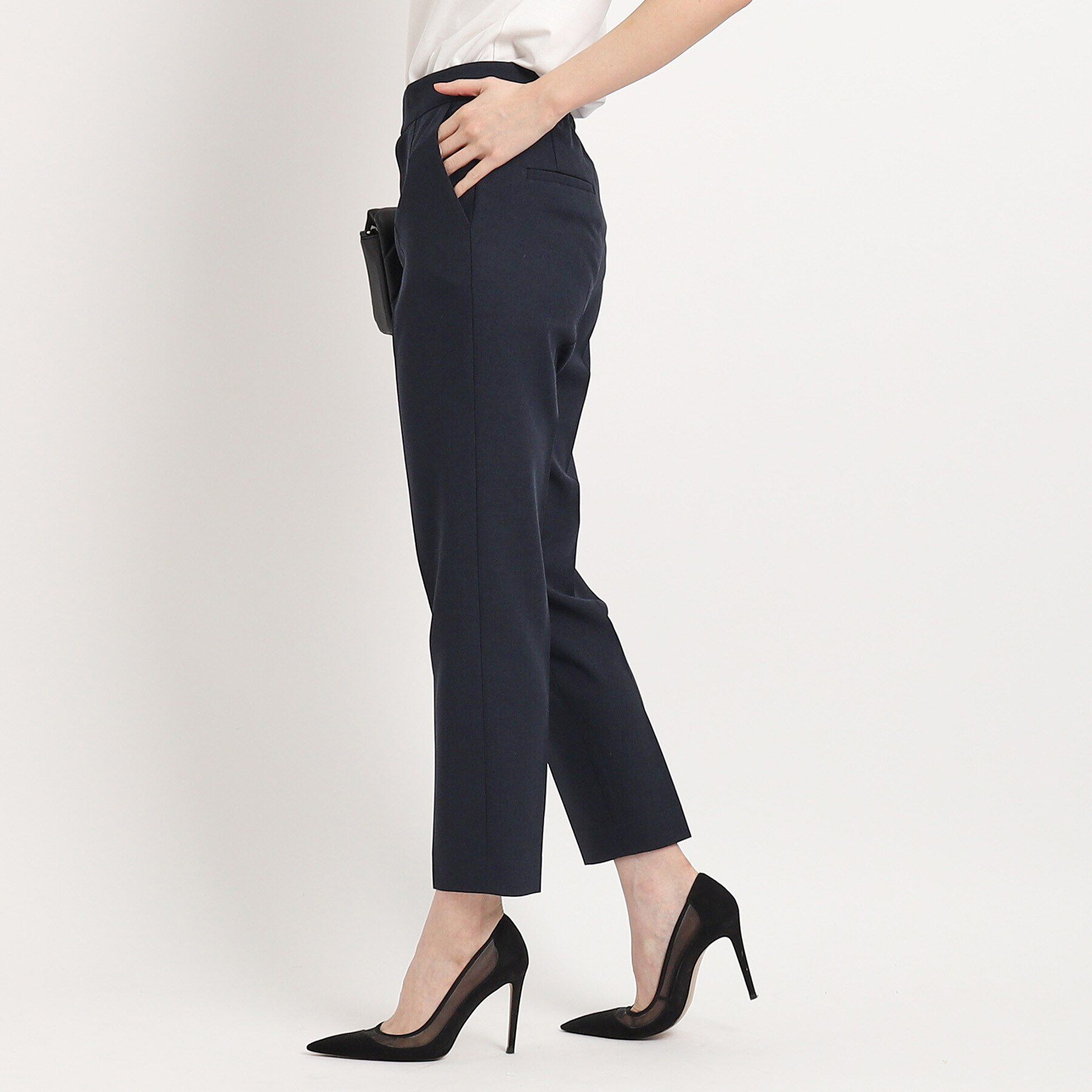 COUP DE CHANCE「【洗える／日本製／セットアップ可／通勤】すっきりしたシルエットのテーパードパンツ」|その他|