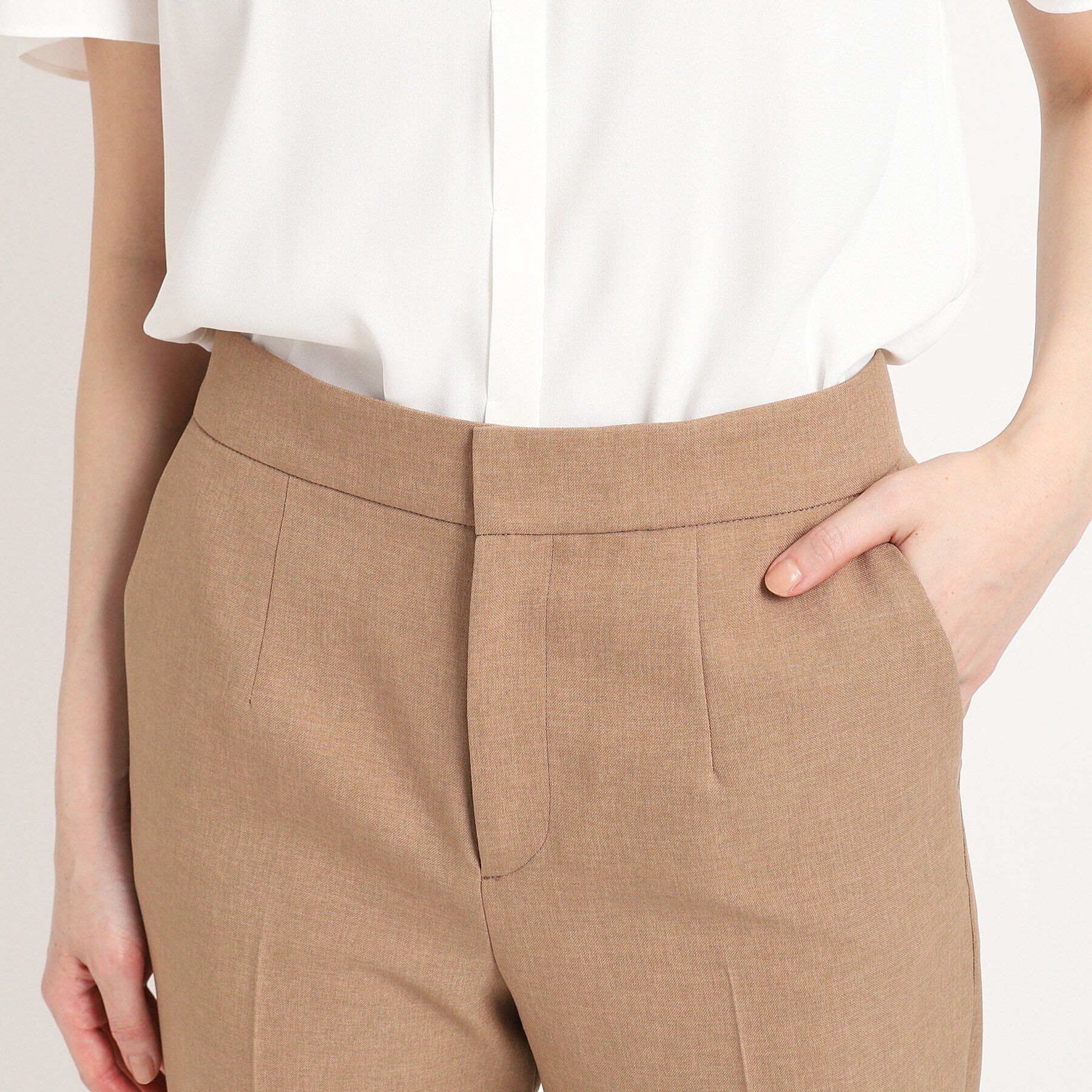 COUP DE CHANCE「【洗える／日本製／セットアップ可／通勤】すっきりしたシルエットのテーパードパンツ」|その他|