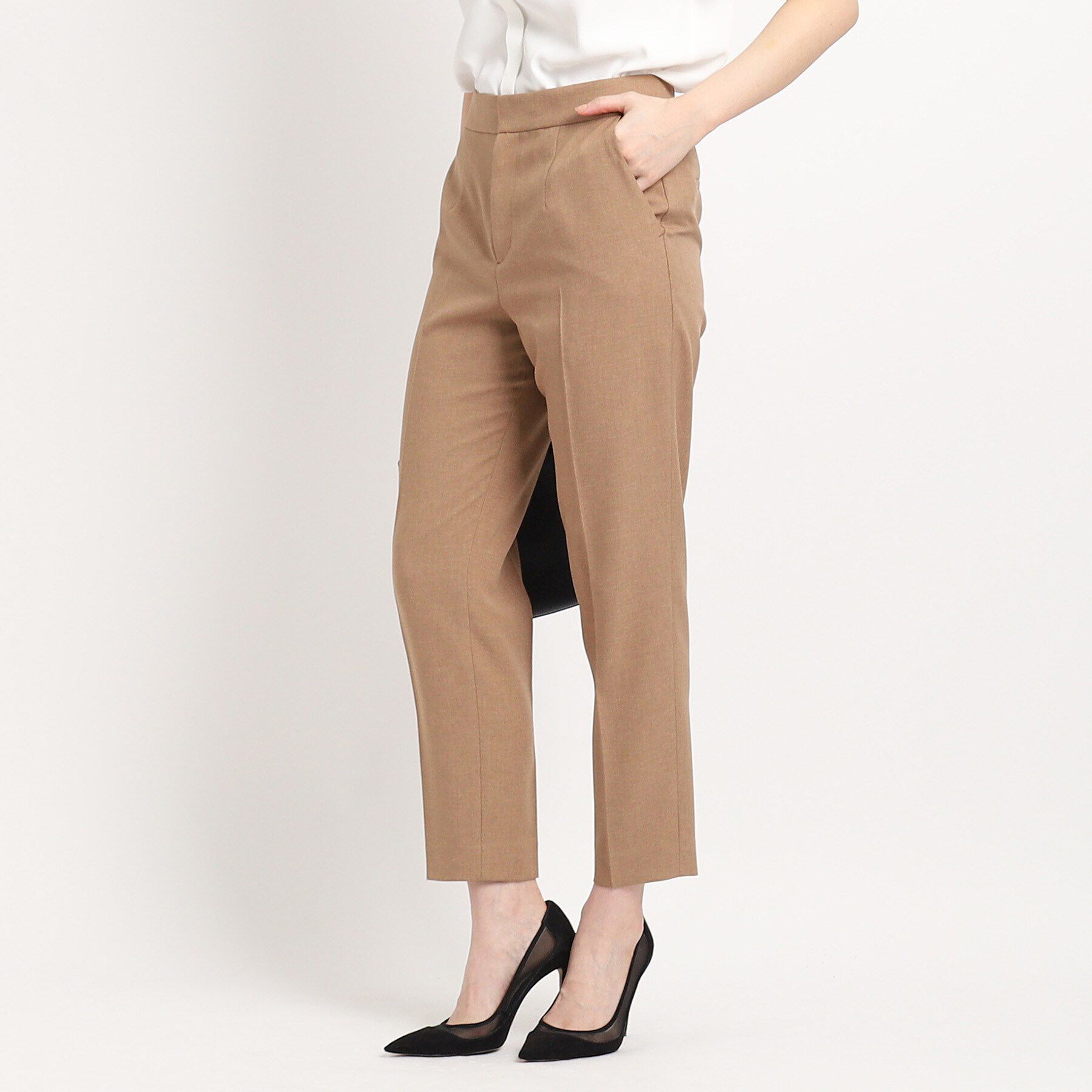 COUP DE CHANCE「【洗える／日本製／セットアップ可／通勤】すっきりしたシルエットのテーパードパンツ」|その他|