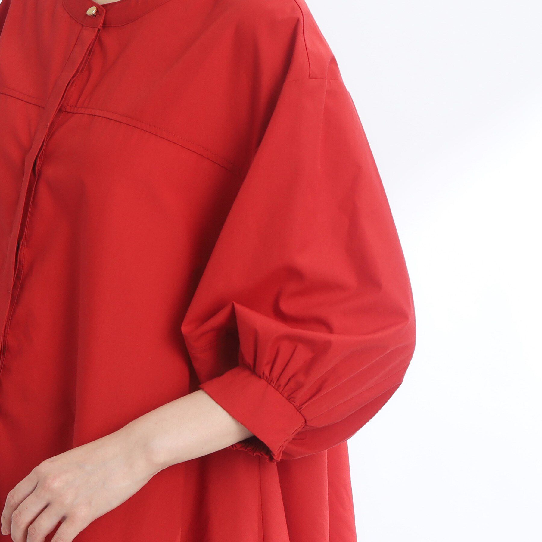 Reflect「【E‐QUALITY／手洗い可／羽織りも可】Aラインシルエットブラウス」|シャツ・ブラウス|