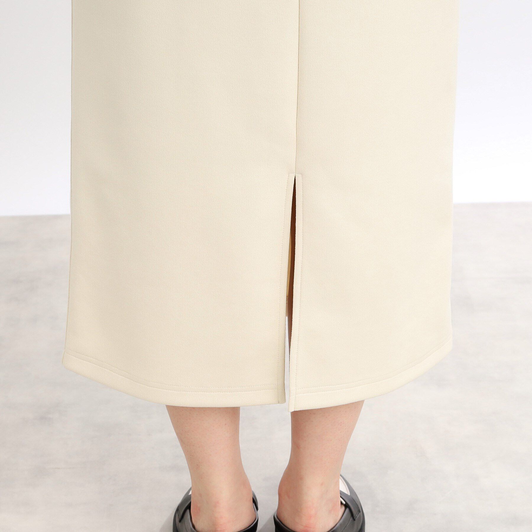 Reflect「【手洗い可／ウエスト総ゴム／細見え】リラクシータイトスカート」|スカート|