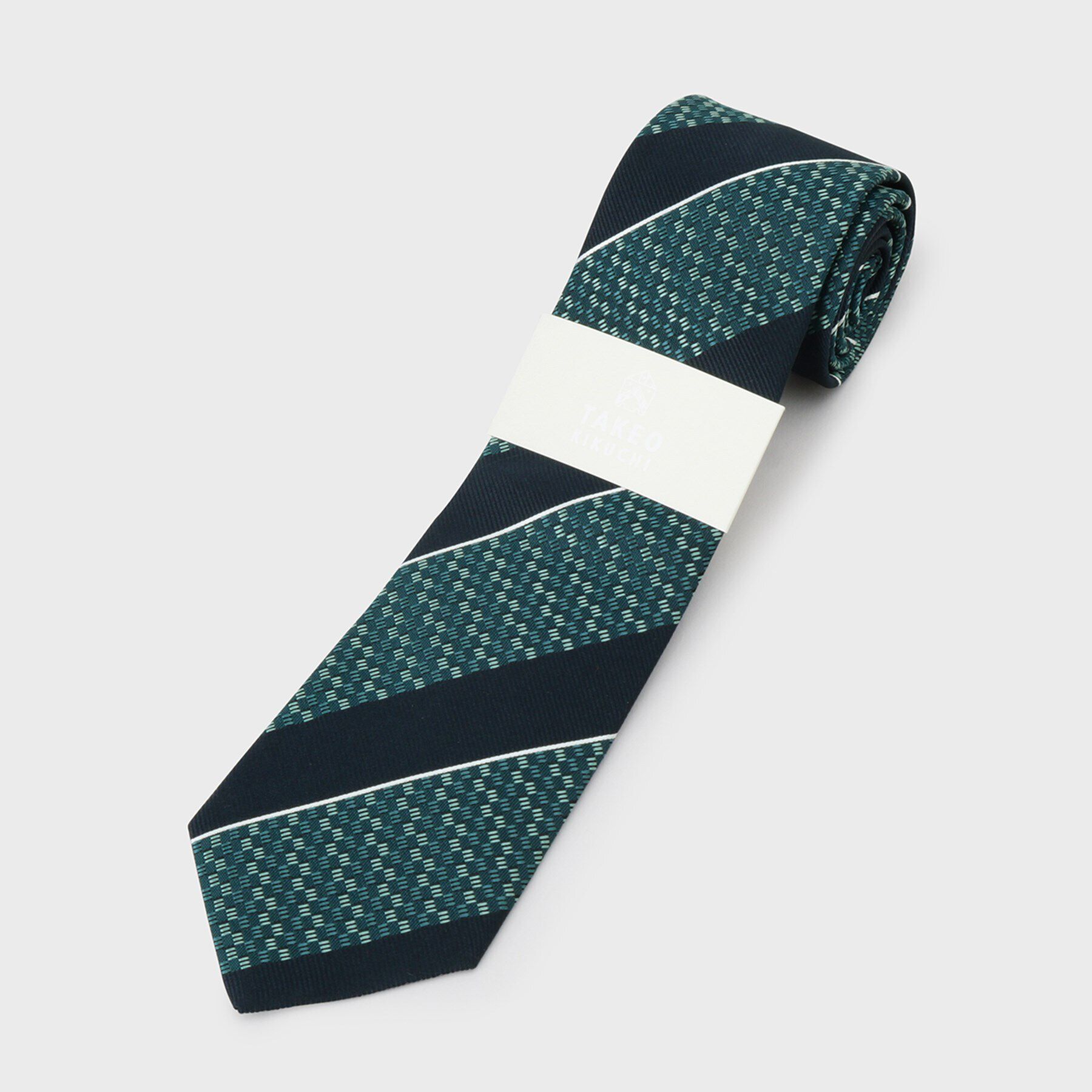 TAKEO KIKUCHI「【THE FLAGSHIP】石畳紋（いしだたみもん）シルクネクタイ」|ネクタイ・蝶ネクタイ|