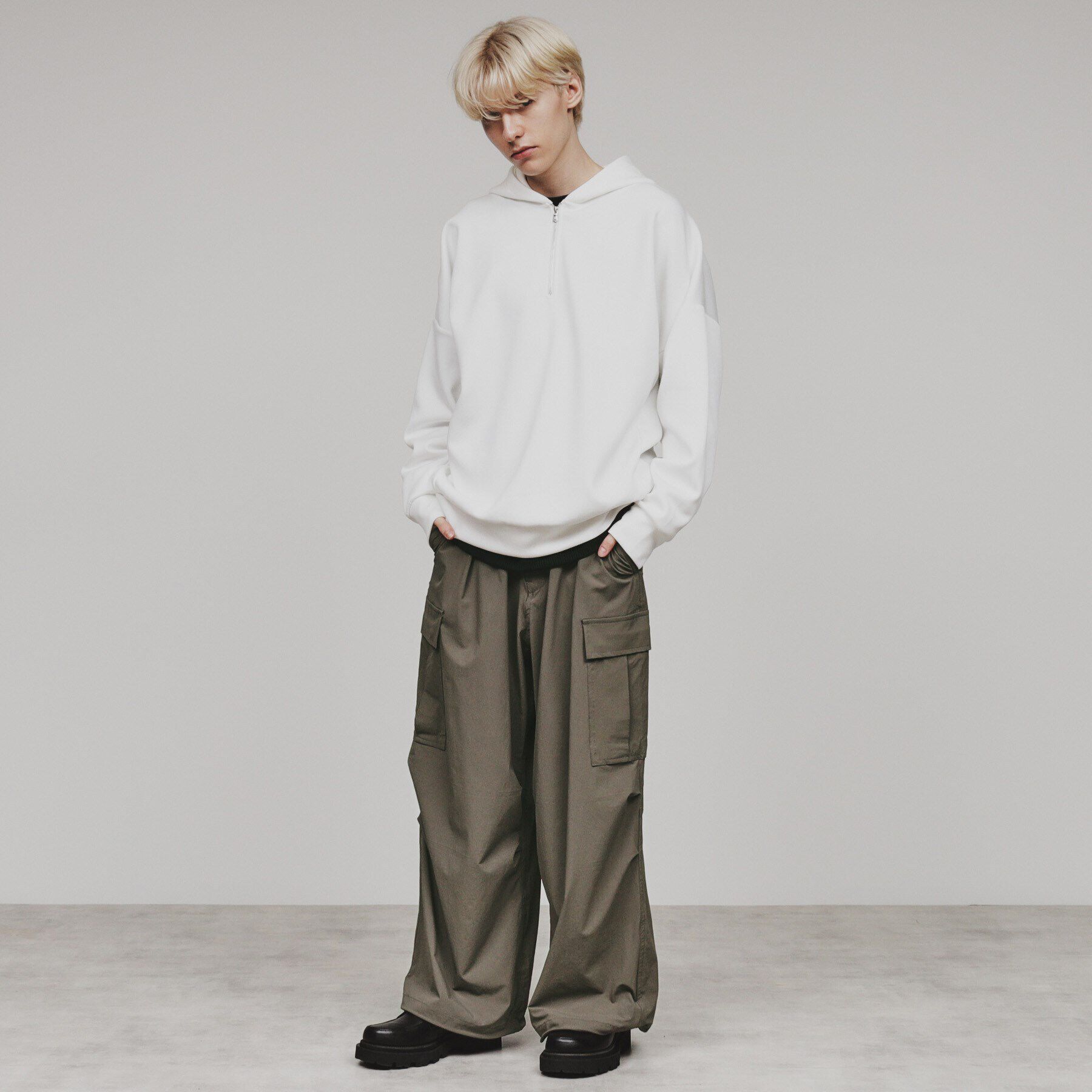 tk.TAKEO KIKUCHI「ナイロンワイドカーゴパンツ」|その他|