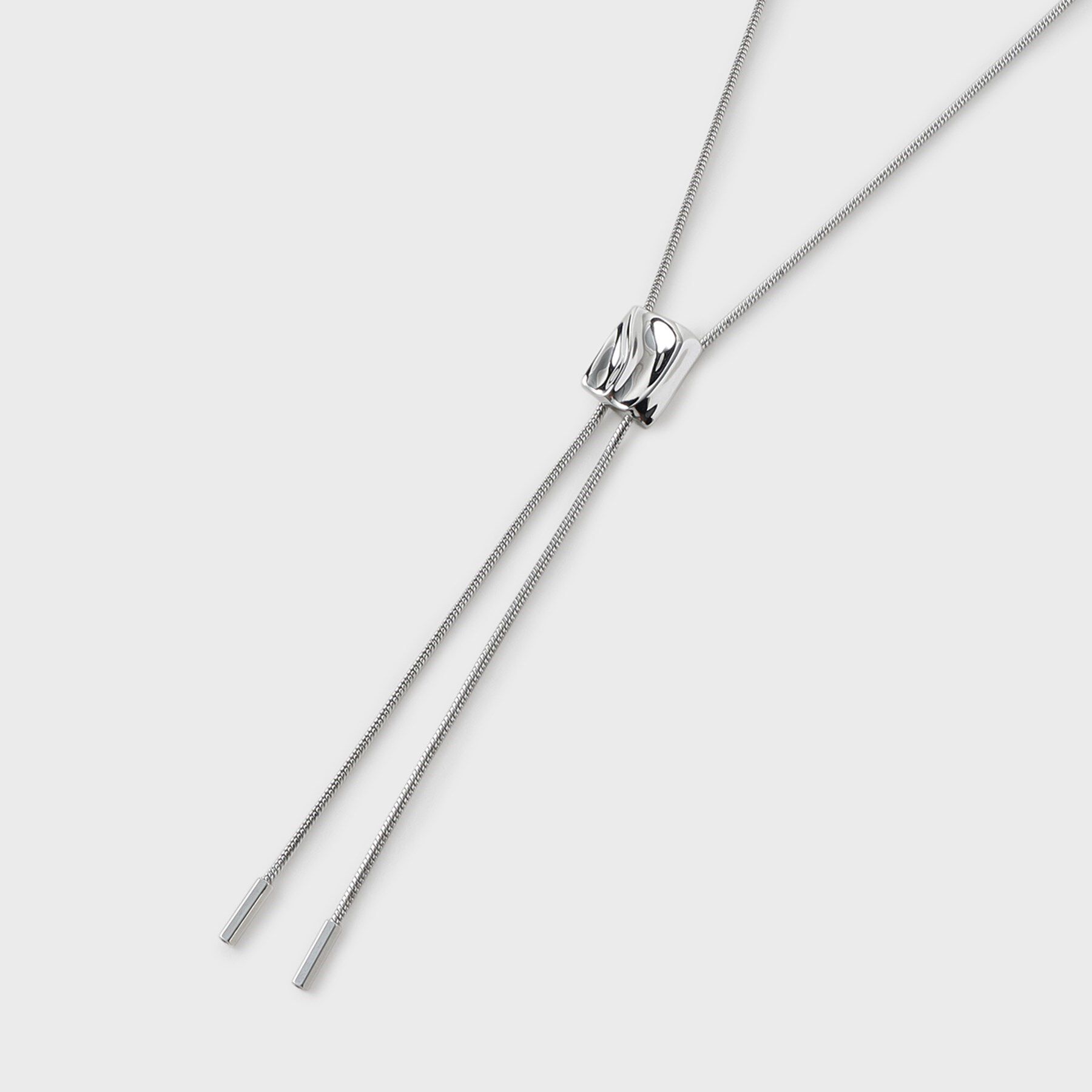 tk.TAKEO KIKUCHI「メタルループタイネックレス」|ネックレス|シルバー(306)