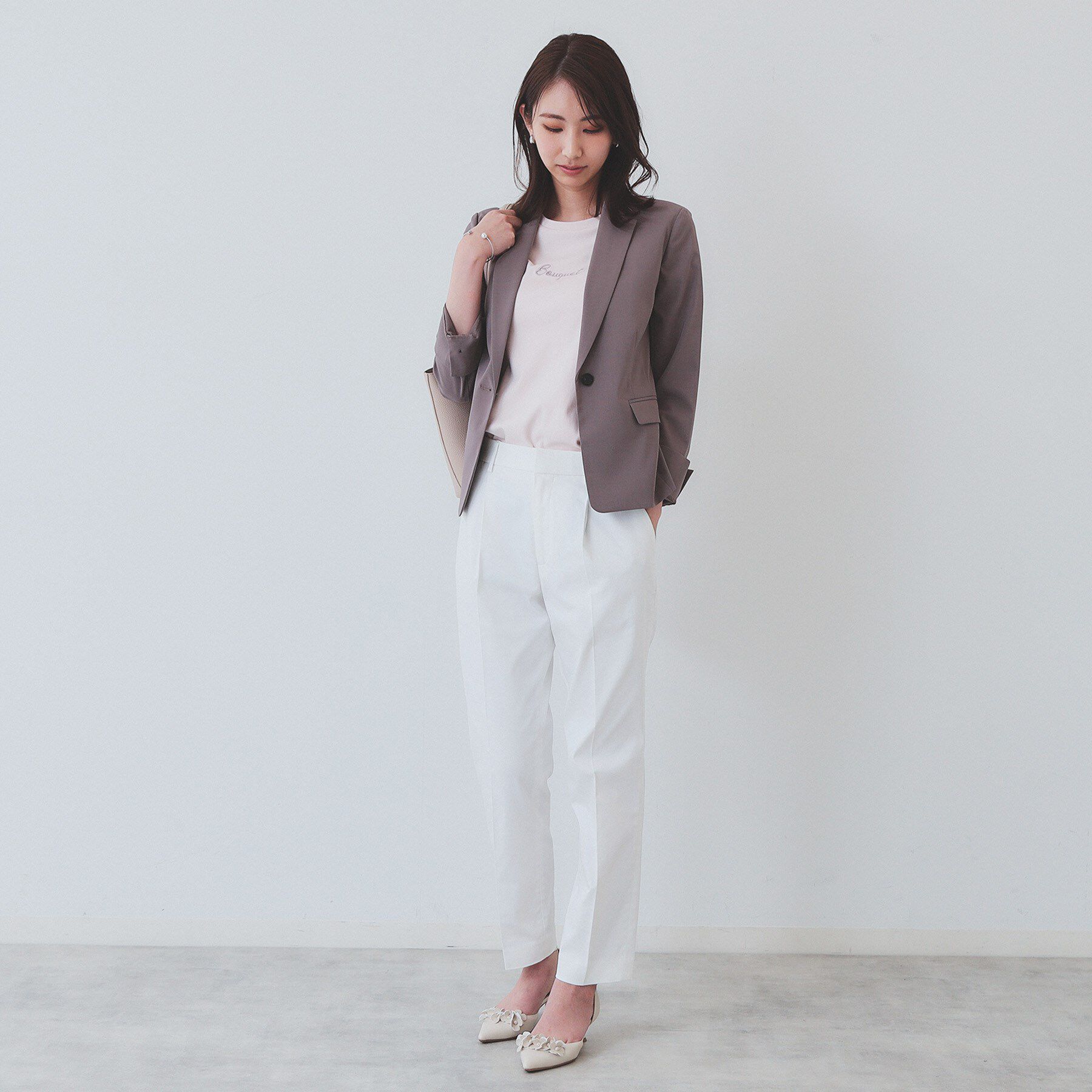 index「《6色展開/XS-LLサイズ》コンパクトストレッチテーパードパンツ【洗濯機洗い可/吸水速乾/透け防止」|その他|