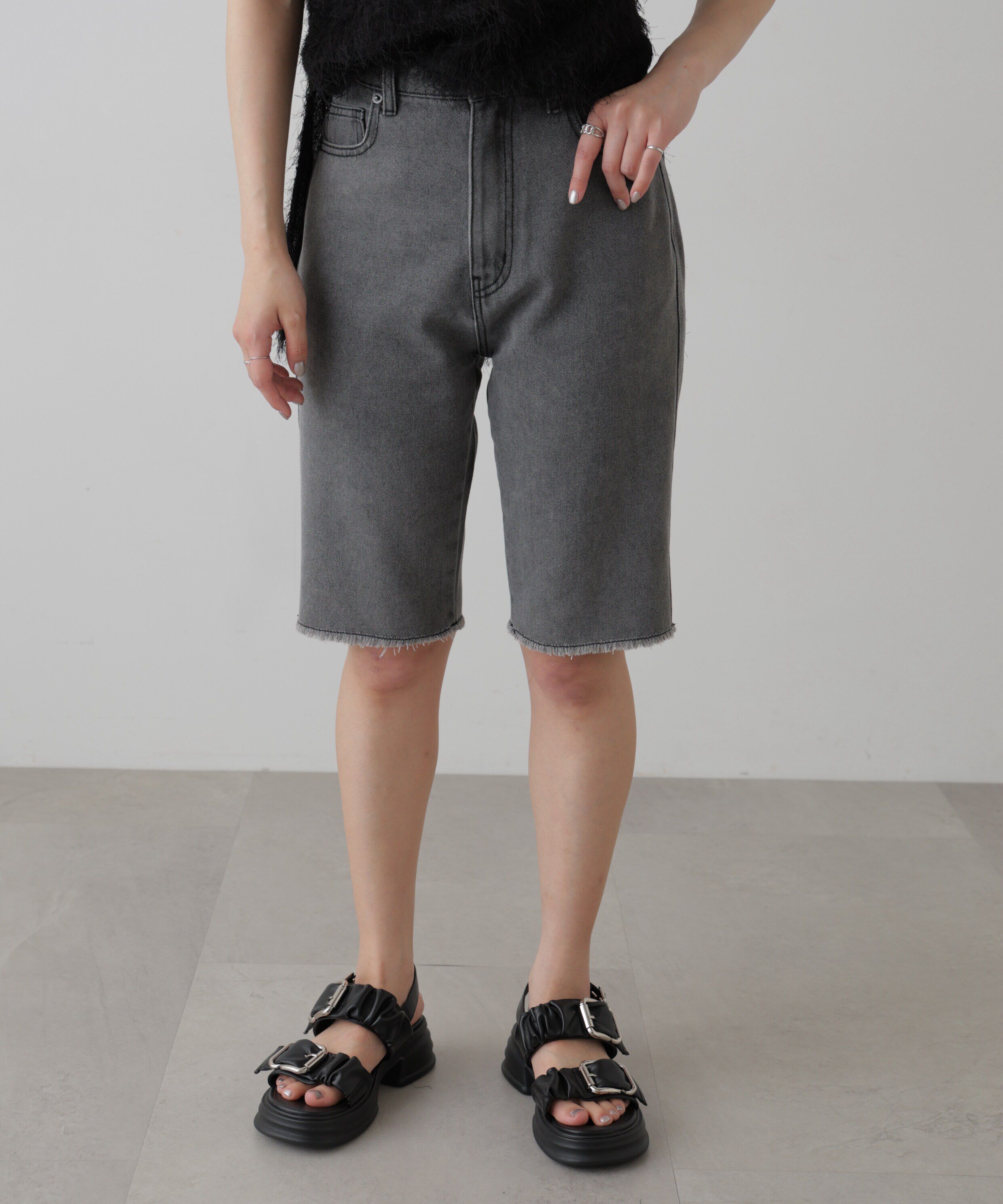  「バイカーデニムパンツ」|その他|