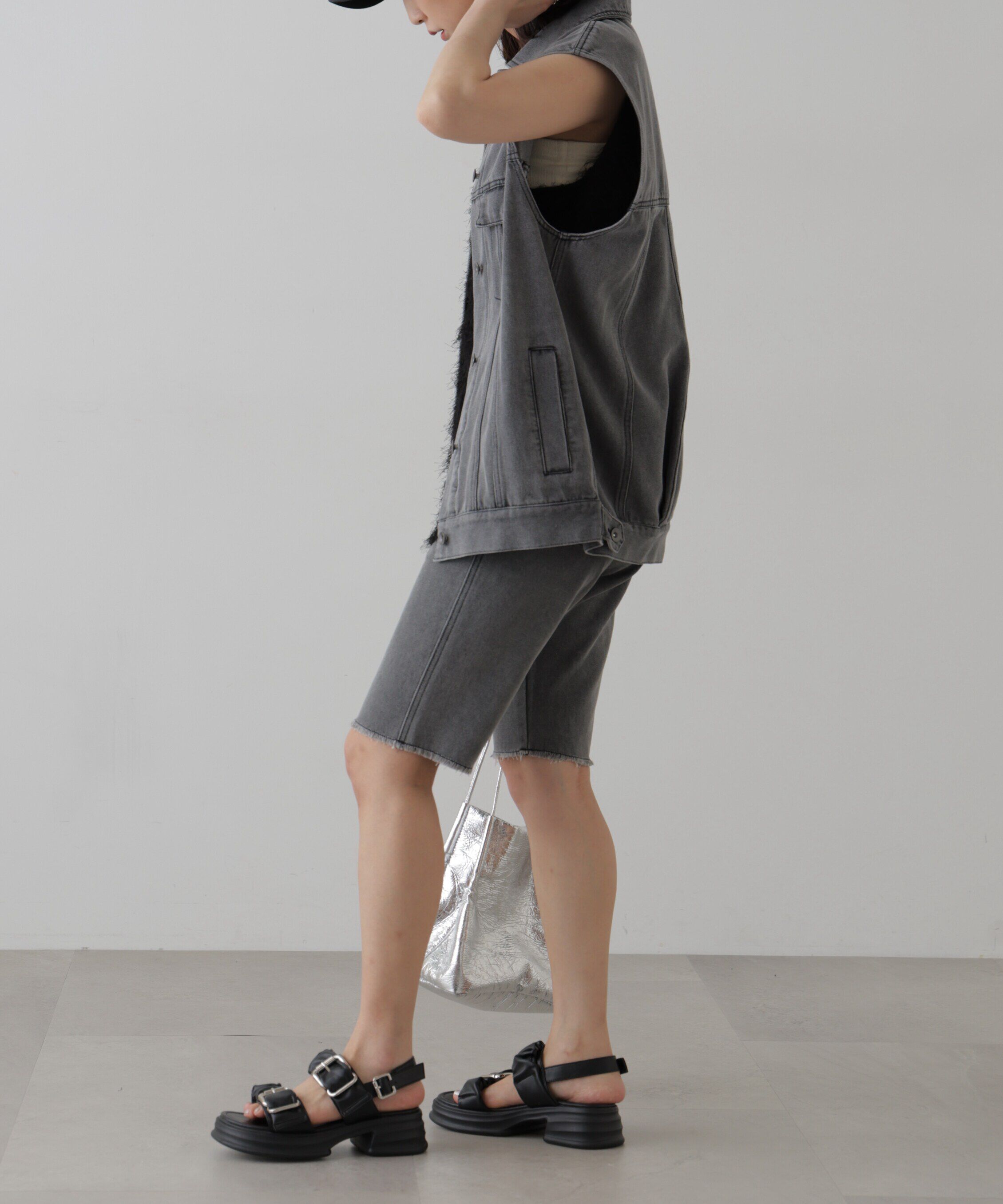  「バイカーデニムパンツ」|その他|