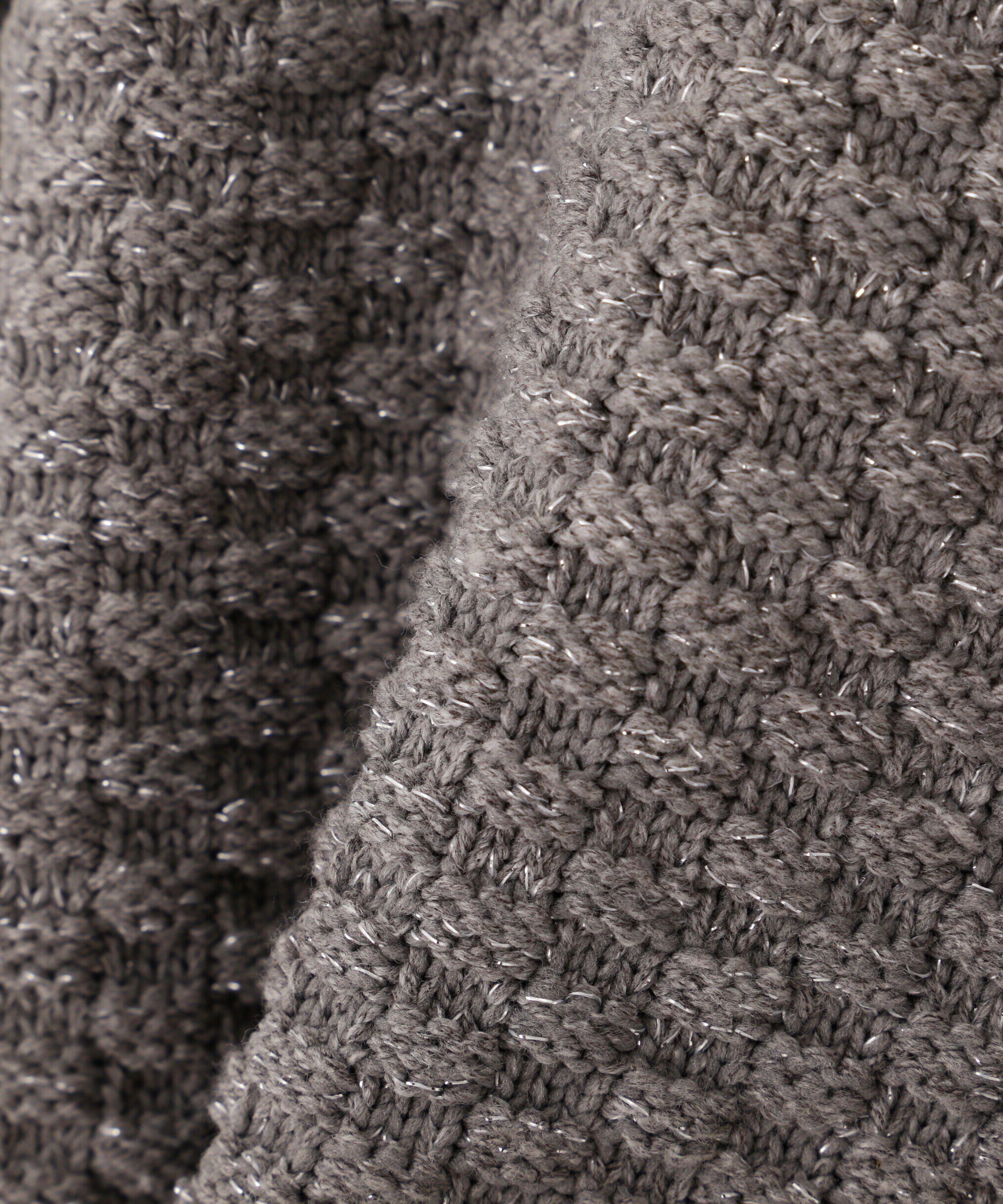 PROPORTION BODY DRESSING「ラメツイードニットカーディガン　WEB限定カラー：キャメル　24AW」|カーディガン|