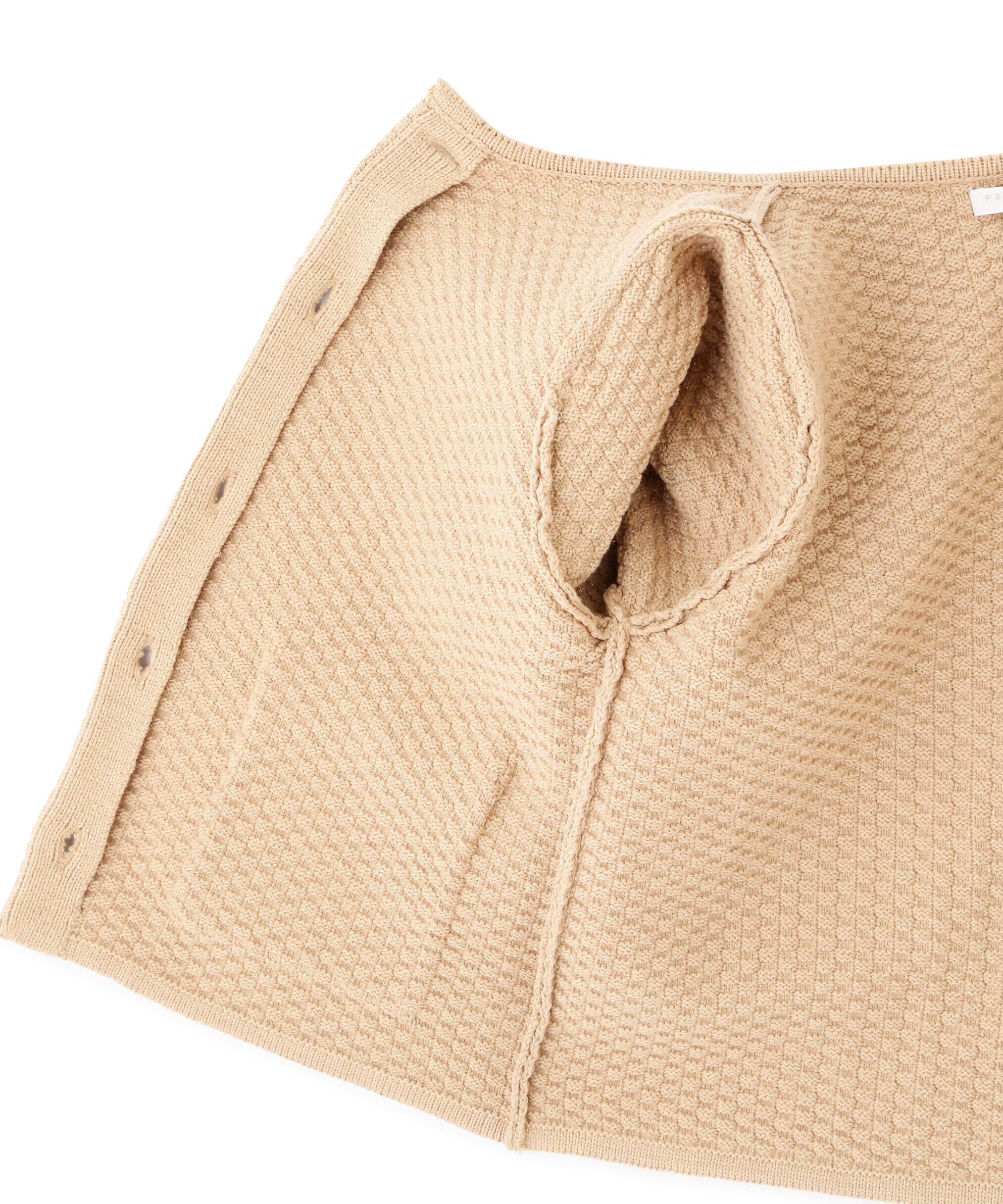 PROPORTION BODY DRESSING「ラメツイードニットカーディガン　WEB限定カラー：キャメル　24AW」|カーディガン|