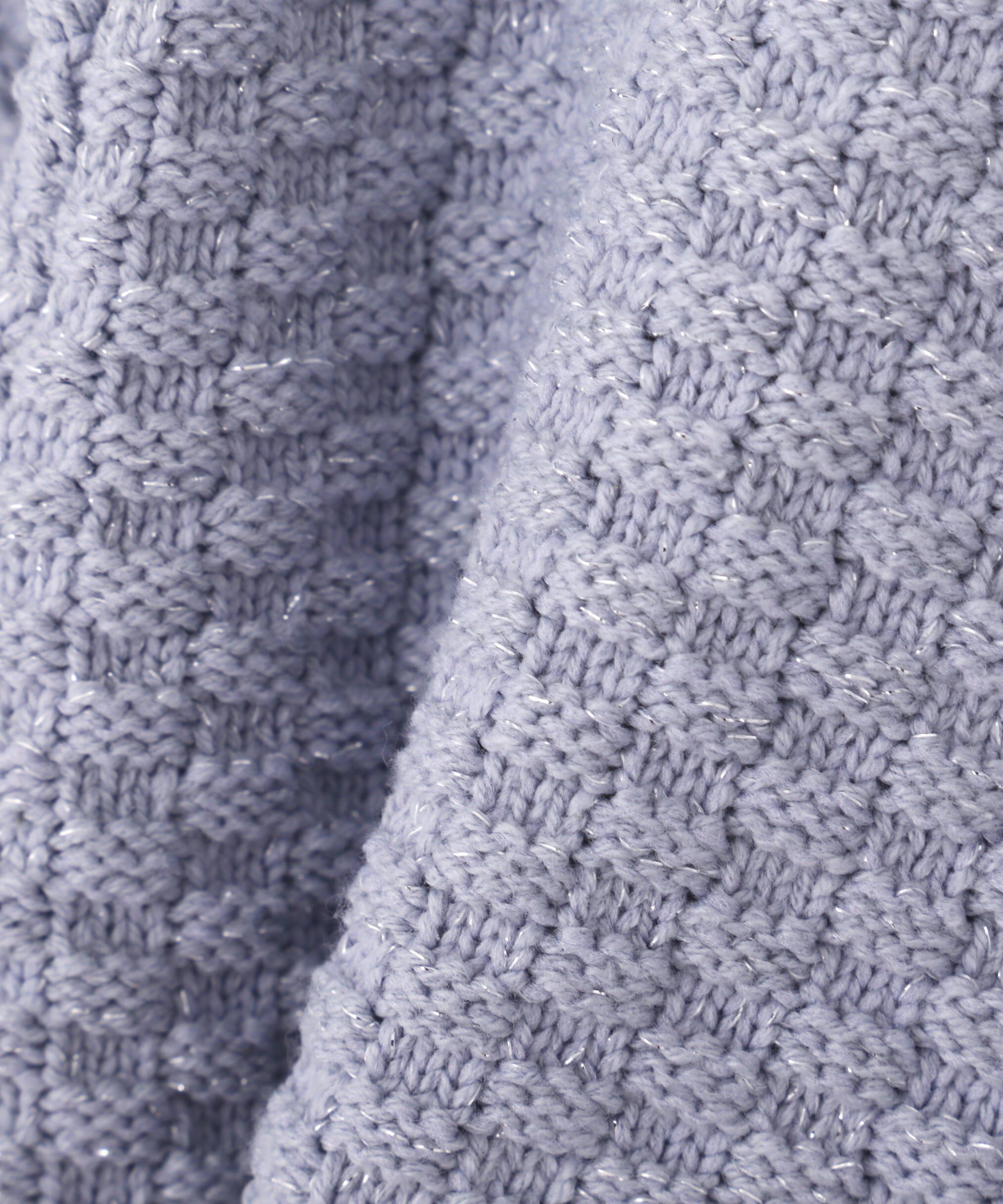 PROPORTION BODY DRESSING「ラメツイードニットカーディガン　WEB限定カラー：キャメル　24AW」|カーディガン|