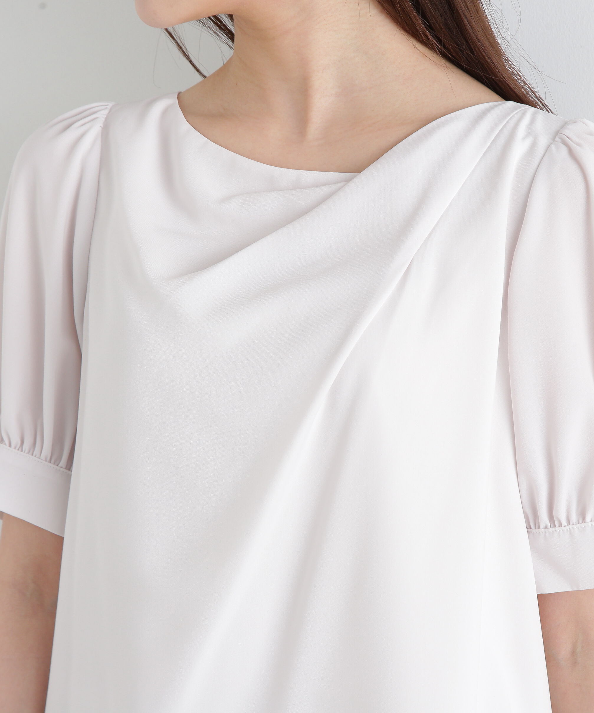 PROPORTION BODY DRESSING「デコルテニュアンスパフブラウス」|シャツ・ブラウス|