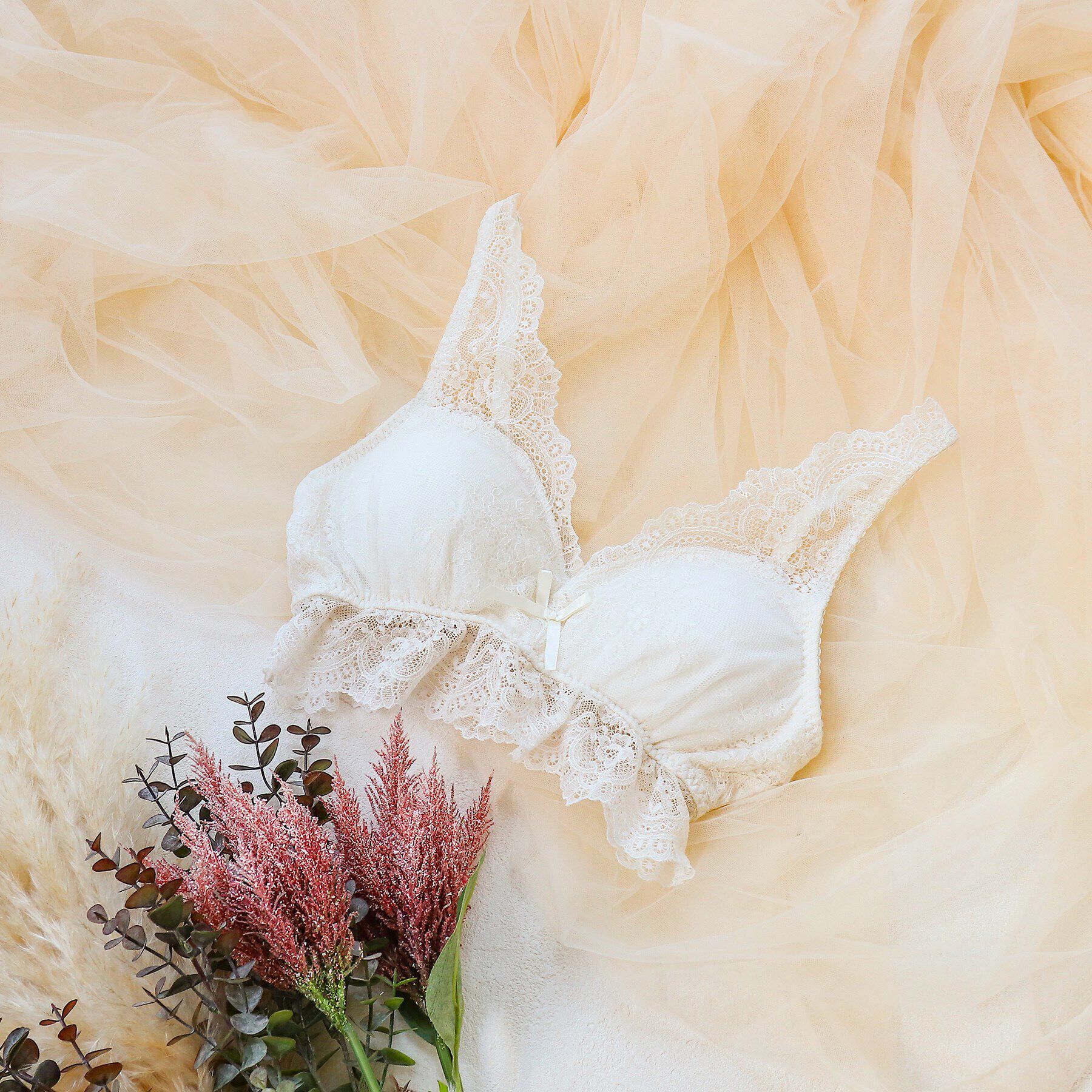 Risa Magli「◆メイヤ おやすみブラ」|インナー|アイボリー(004)