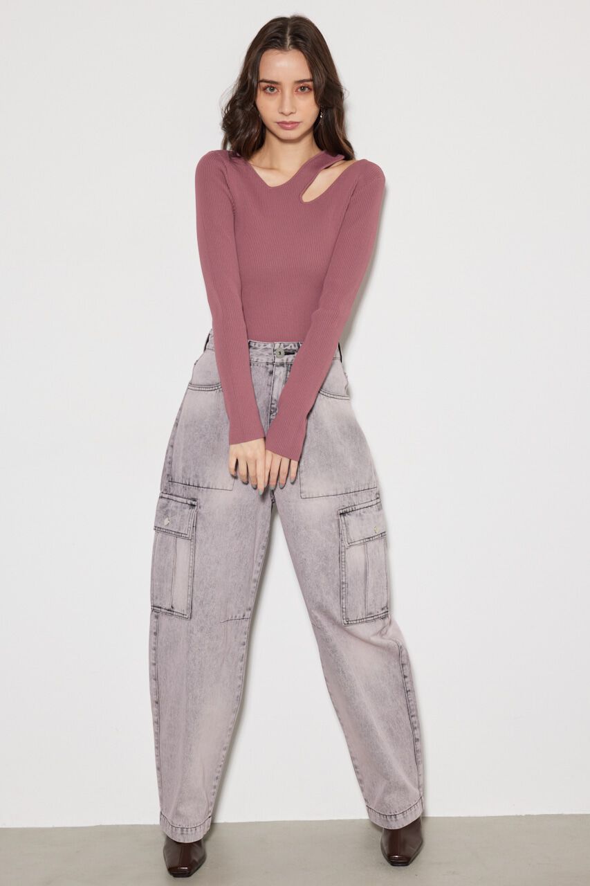 rienda「オーバーポケットJW DENIM PT」|デニム|