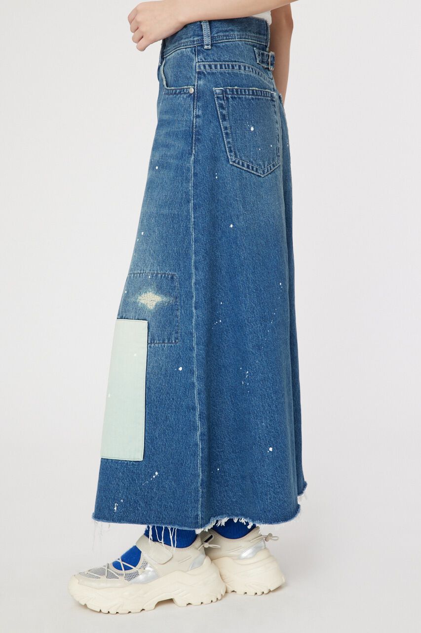 RODEO CROWNS「リメイクデニムマキシスカート」|スカート|
