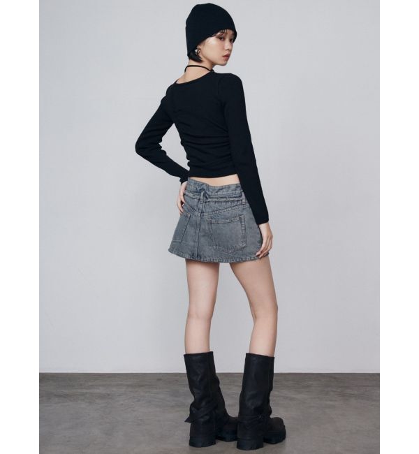 EMODA「チョーカーギャザーフィットニット」|ニット・セーター|