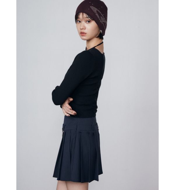 EMODA「チョーカーギャザーフィットニット」|ニット・セーター|