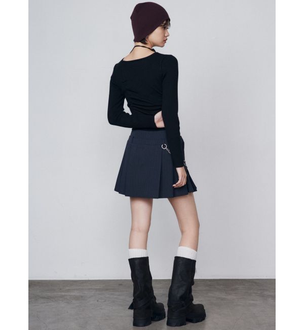 EMODA「チョーカーギャザーフィットニット」|ニット・セーター|